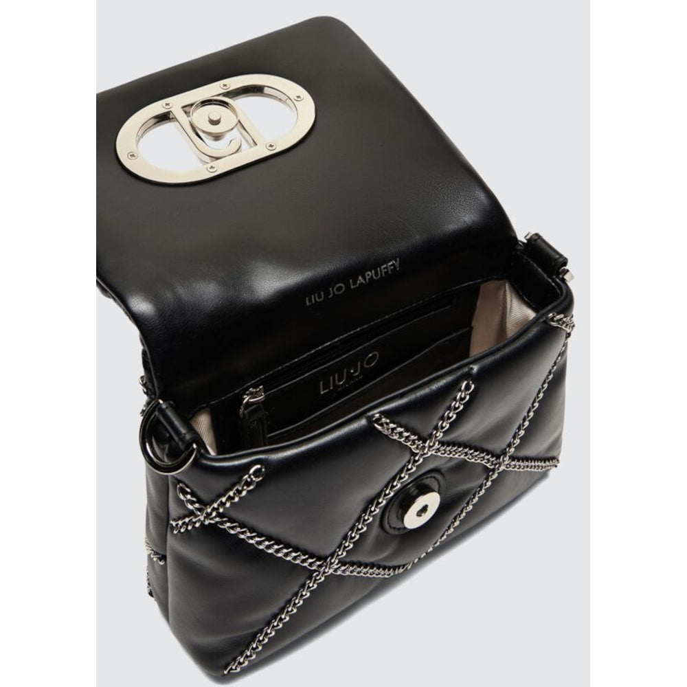 Geantă Damă Liu Jo Neagră – Plic Crossbody Premium, Design Modern