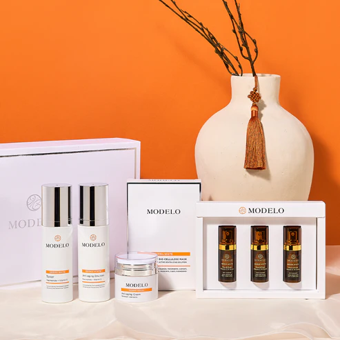 Set MODELO DERMA BRIGHTENING CARE | Luminozitate & Claritate | 4 Produse