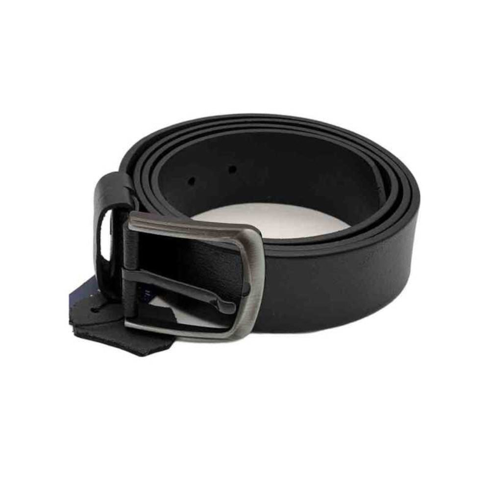 Curea Bărbați Nanobelts Alpin Polo din Piele Naturală - Negru, 3.5 cm