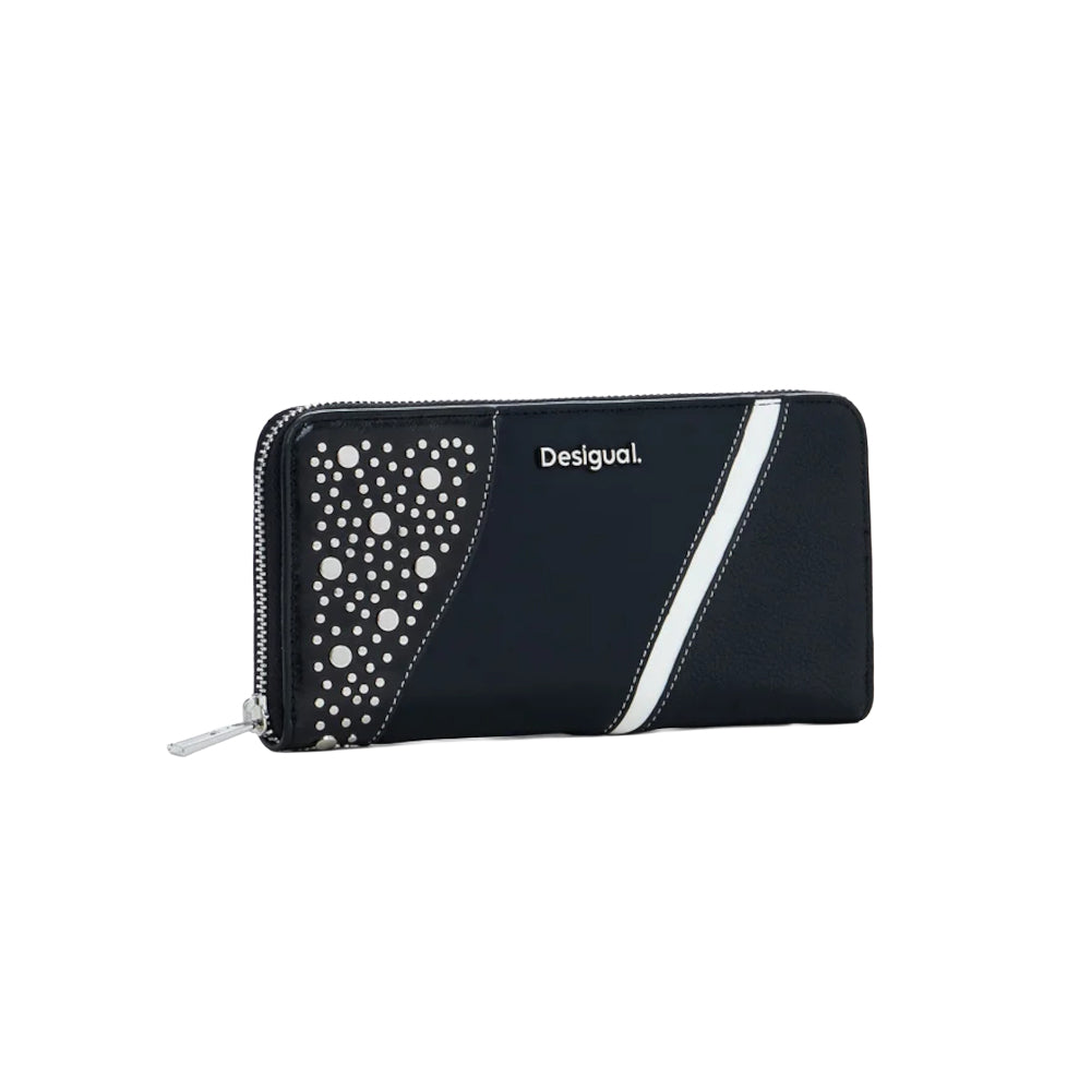 Portofel „Punkette Fiona” - Negru, Minimalist și Elegant