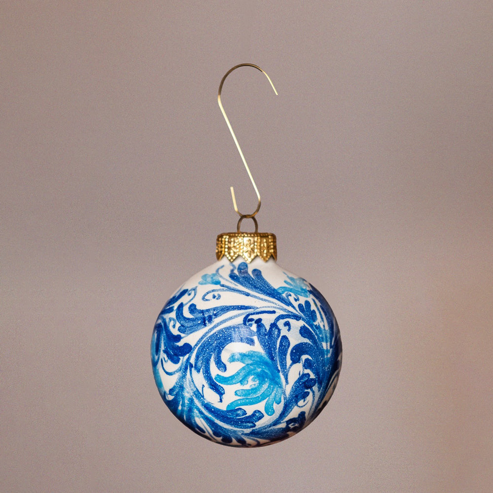 Globuri de Crăciun din ceramică siciliană #Pictate manual