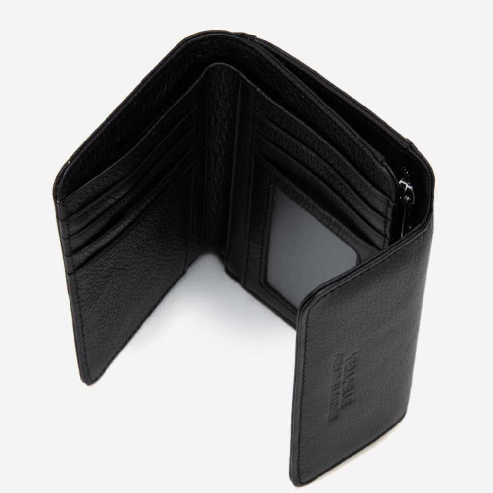 Portofel Vera Pelle - Piele Naturală Neagră | Compact și Elegant