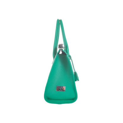 Geantă de Mână Allegra din Piele Naturală: Eleganță Italiană, Verde