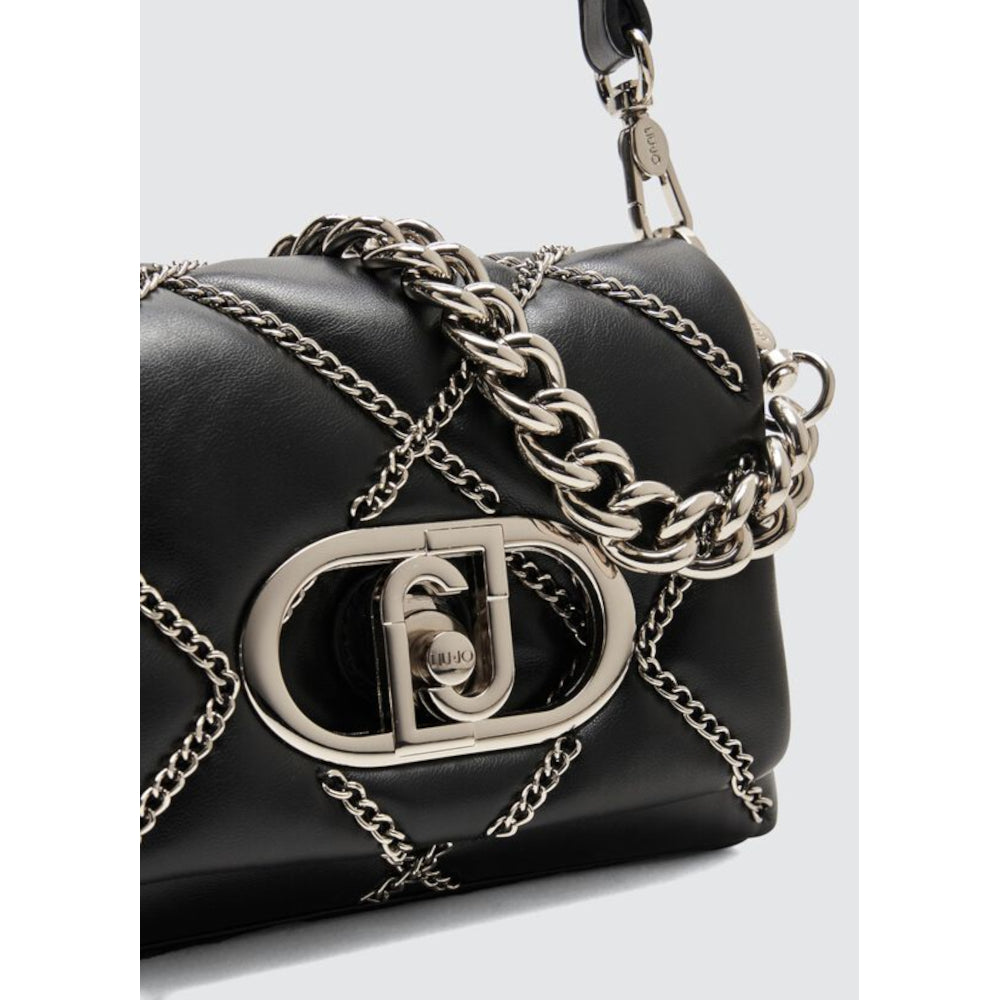 Geantă Damă Liu Jo Neagră – Plic Crossbody Premium, Design Modern