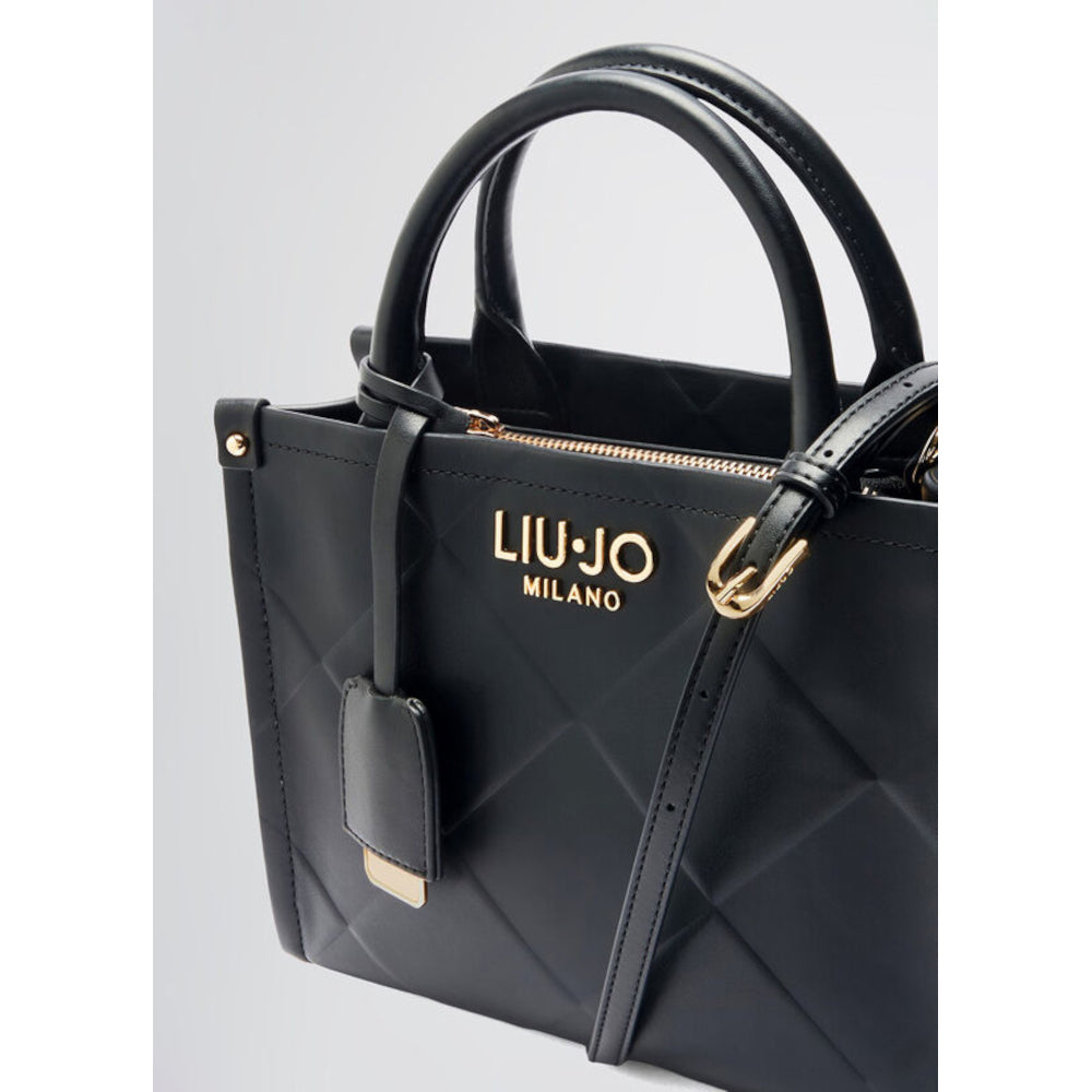 Geantă neagră de Cumpărături Liu Jo – Mică, Elegantă, cu Atitudine