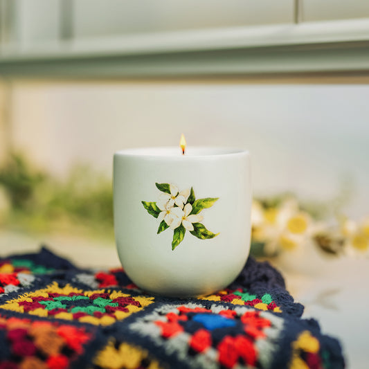 Lumânare Parfumată, Aromă Iasomie, Ardere 24h - Colecția Jardin