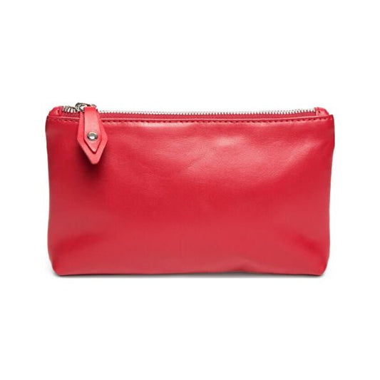 Geantă Portfard  Damă - Piele Naturală, Roșu