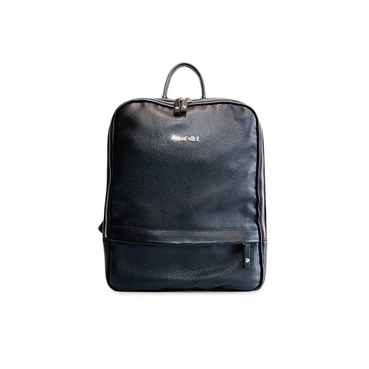 Rucsac  Damă Piele naturală, Anna Fellini negru