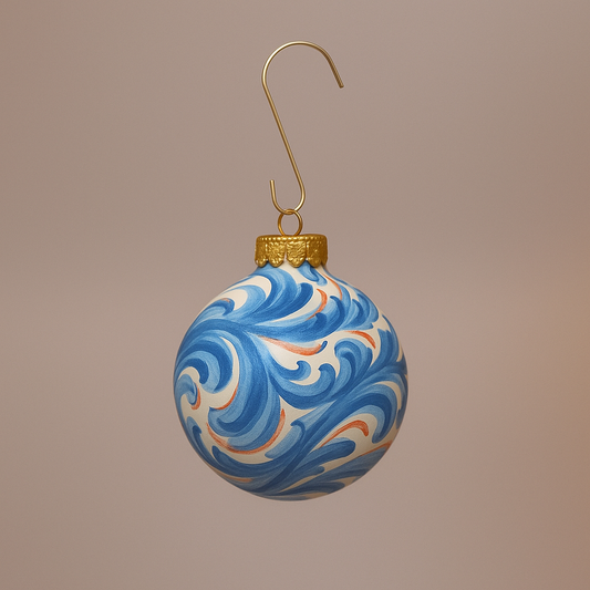 Globuri de Crăciun din ceramică siciliană #Pictate manual