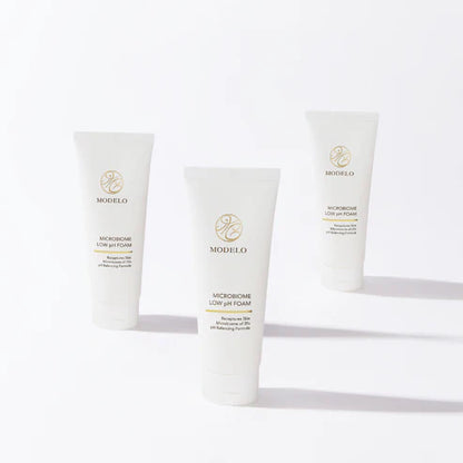 Spumă de Curățare MODELO Microbiome | pH Scăzut & Postbiotice | 150 ml