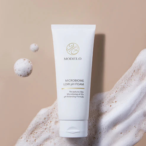 Spumă de Curățare MODELO Microbiome | pH Scăzut & Postbiotice | 150 ml