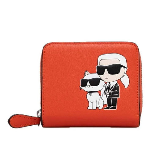 Portofel Damă Karl Lagerfeld din Piele Naturală - Compact și Elegant
