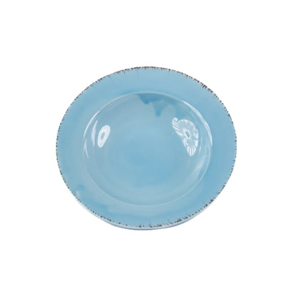 Set 6 boluri GLAZE - Albastru, 25,5cm | Veselă Premium