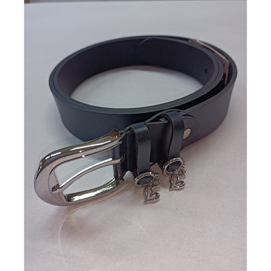 Curea Kalewensen din Piele Naturală pentru Bărbați - Bleumarin, 3.5 cm