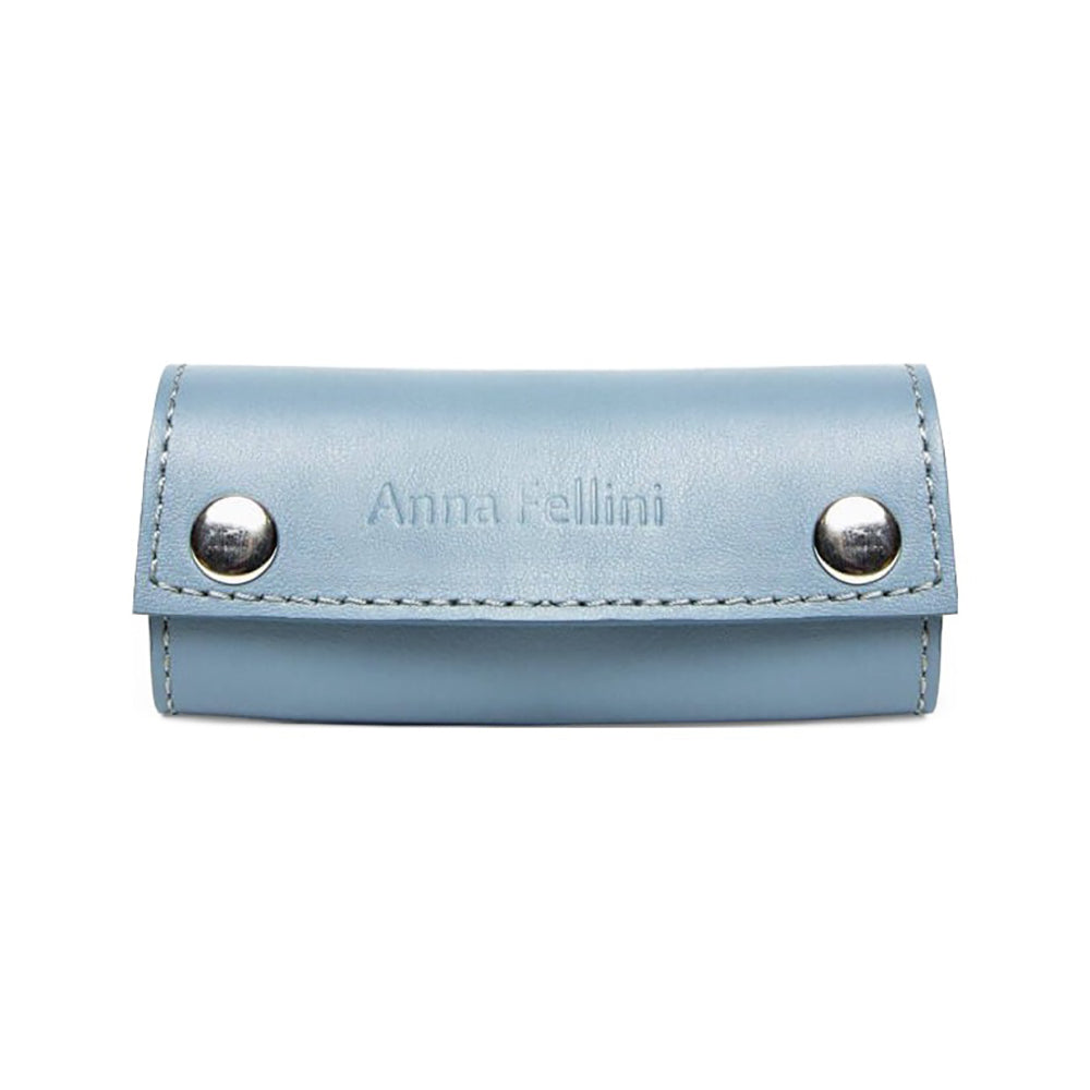 Portchei de Damă Anna Fellini - Piele Naturală, Albastru (Bleu)
