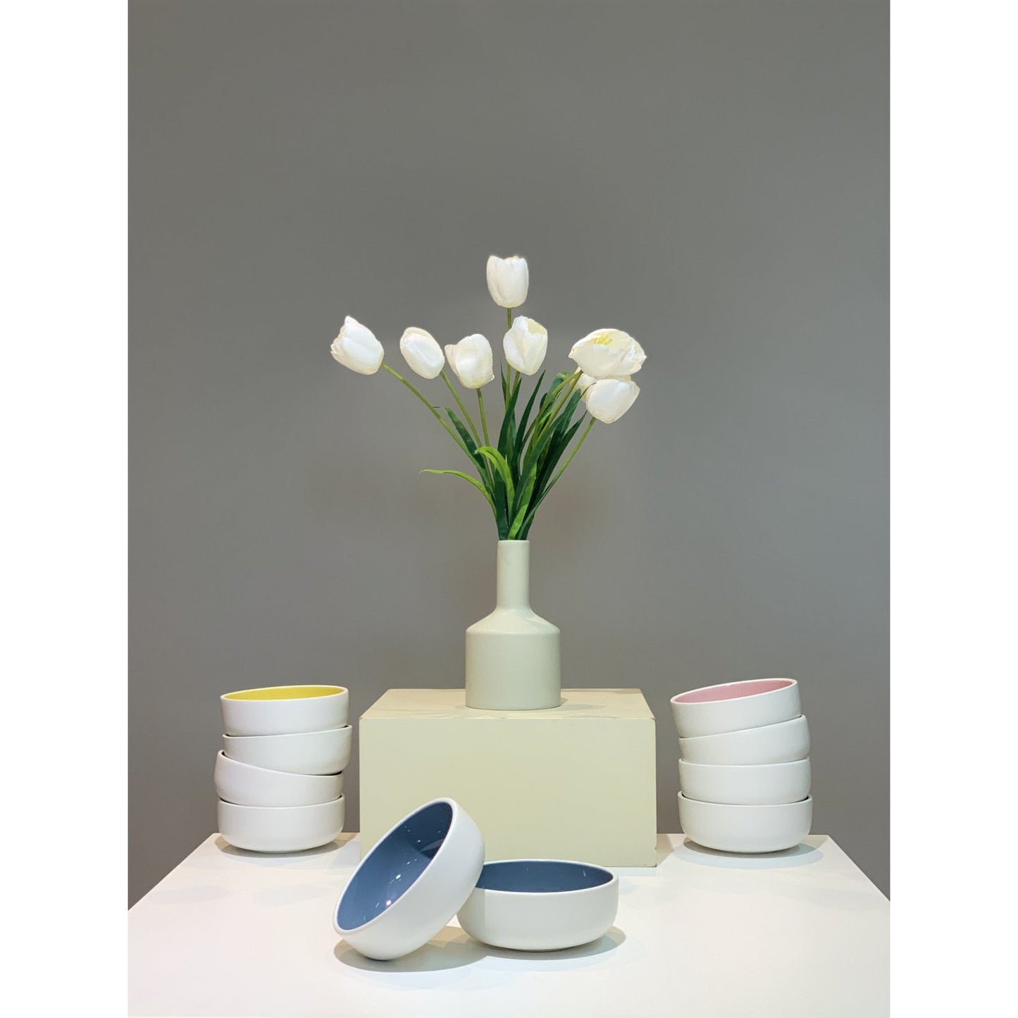 Set 6 boluri colorate  - 16 cm (700 ml)