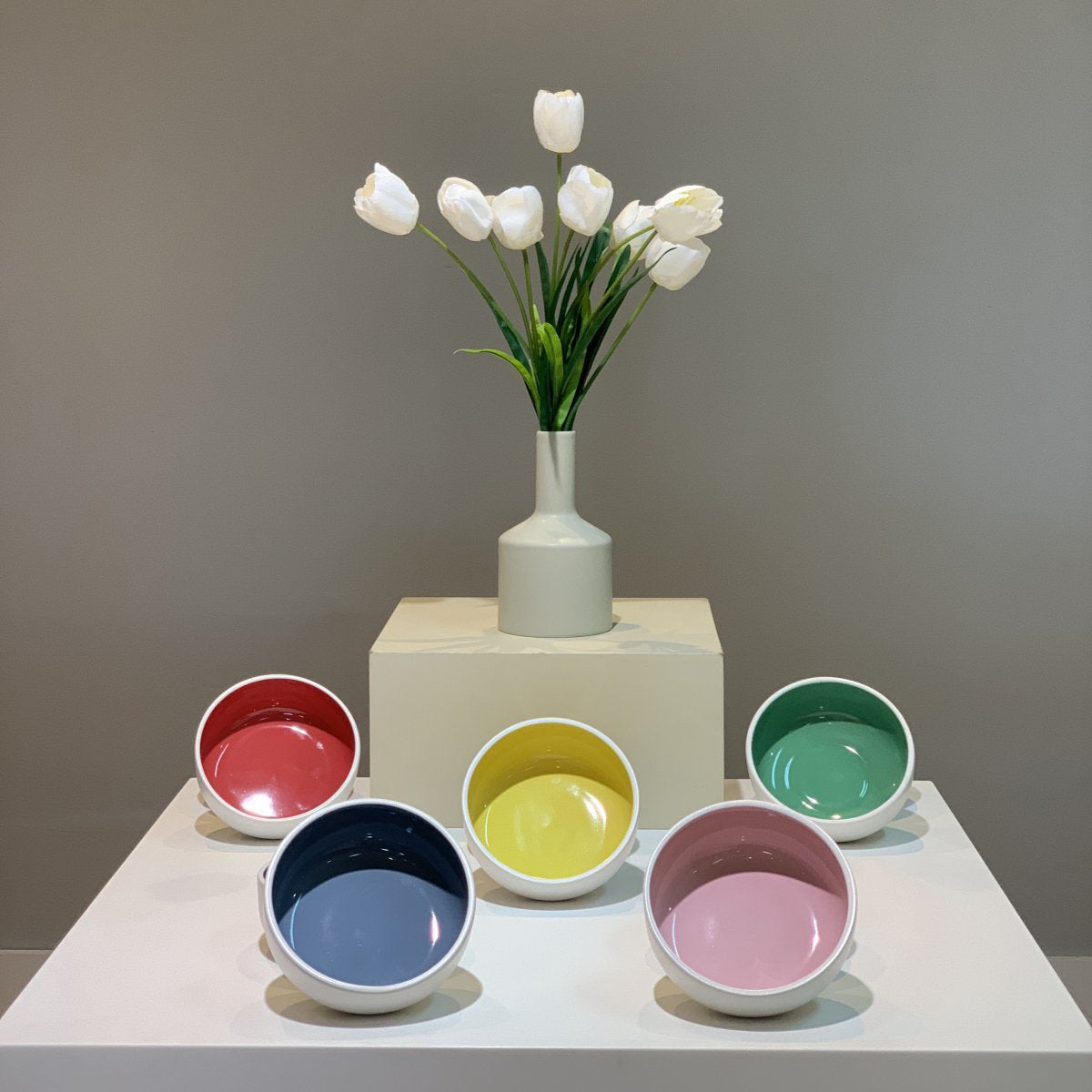 Set 6 boluri colorate  - 16 cm (700 ml)