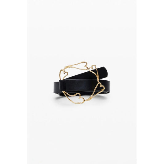 Curea de Damă Desigual „Zalio Hearts Leather” - Negru
