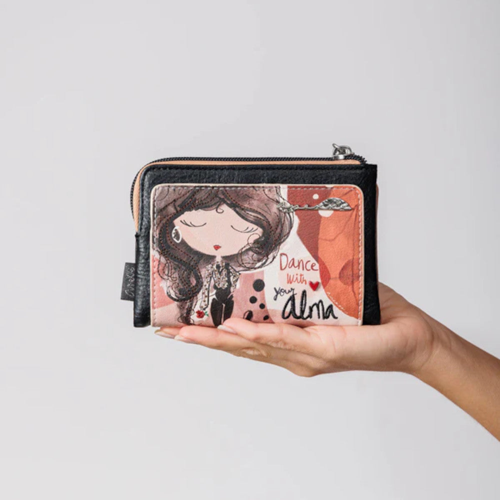 Portofel Damă Anekke Alma - Mediu, Artistic și Inspirat de Spania