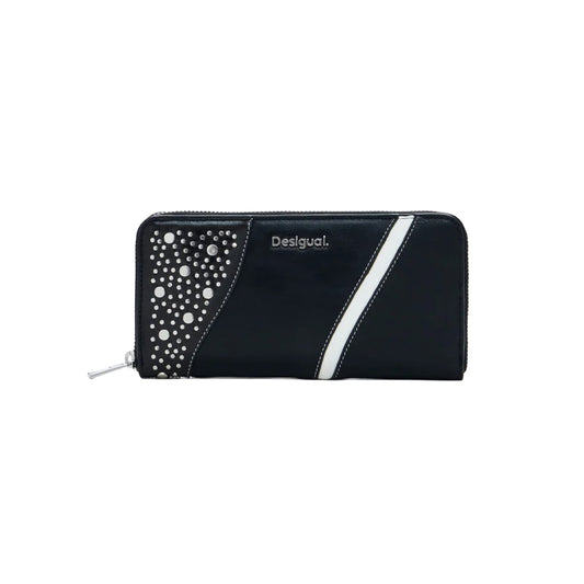Portofel „Punkette Fiona” - Negru, Minimalist și Elegant