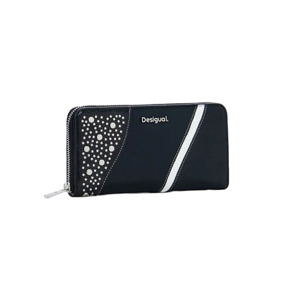 Portofel „Punkette Fiona” - Negru, Minimalist și Elegant