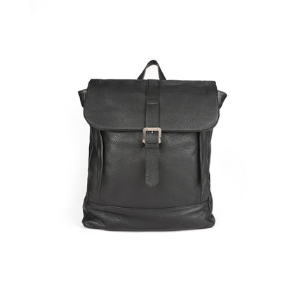 Rucsac Unisex Apollo din Piele Naturală - Negru