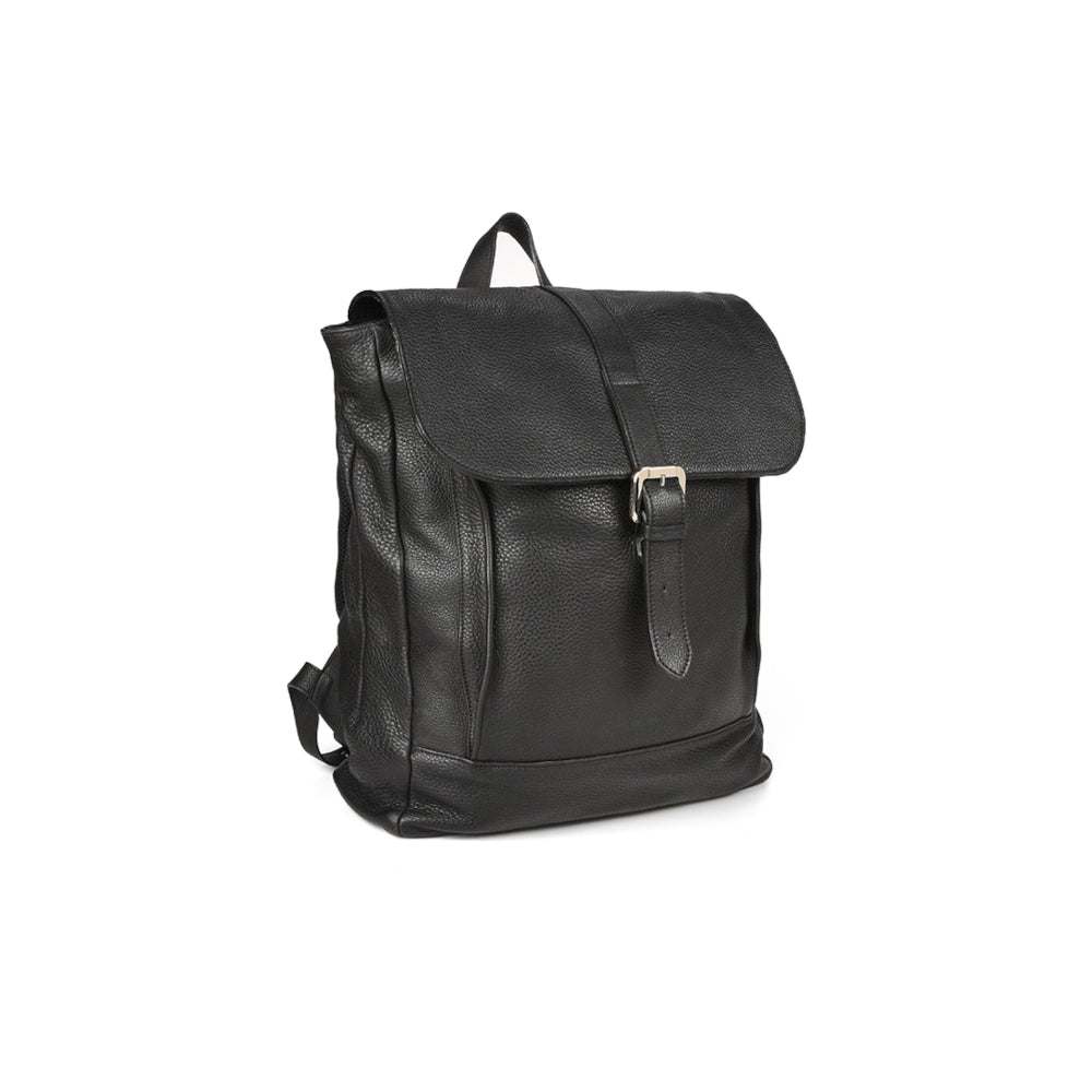 Rucsac Unisex Apollo din Piele Naturală - Negru
