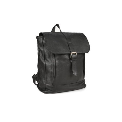 Rucsac Unisex Apollo din Piele Naturală - Negru