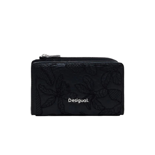 Portofel Desigual „Mone Jolie Emma 2.0” - Negru, Minimalist și Compact