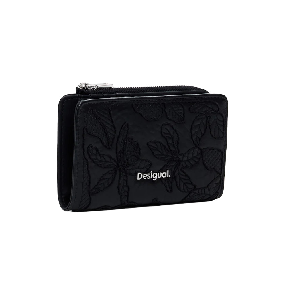 Portofel Desigual „Mone Jolie Emma 2.0” - Negru, Minimalist și Compact