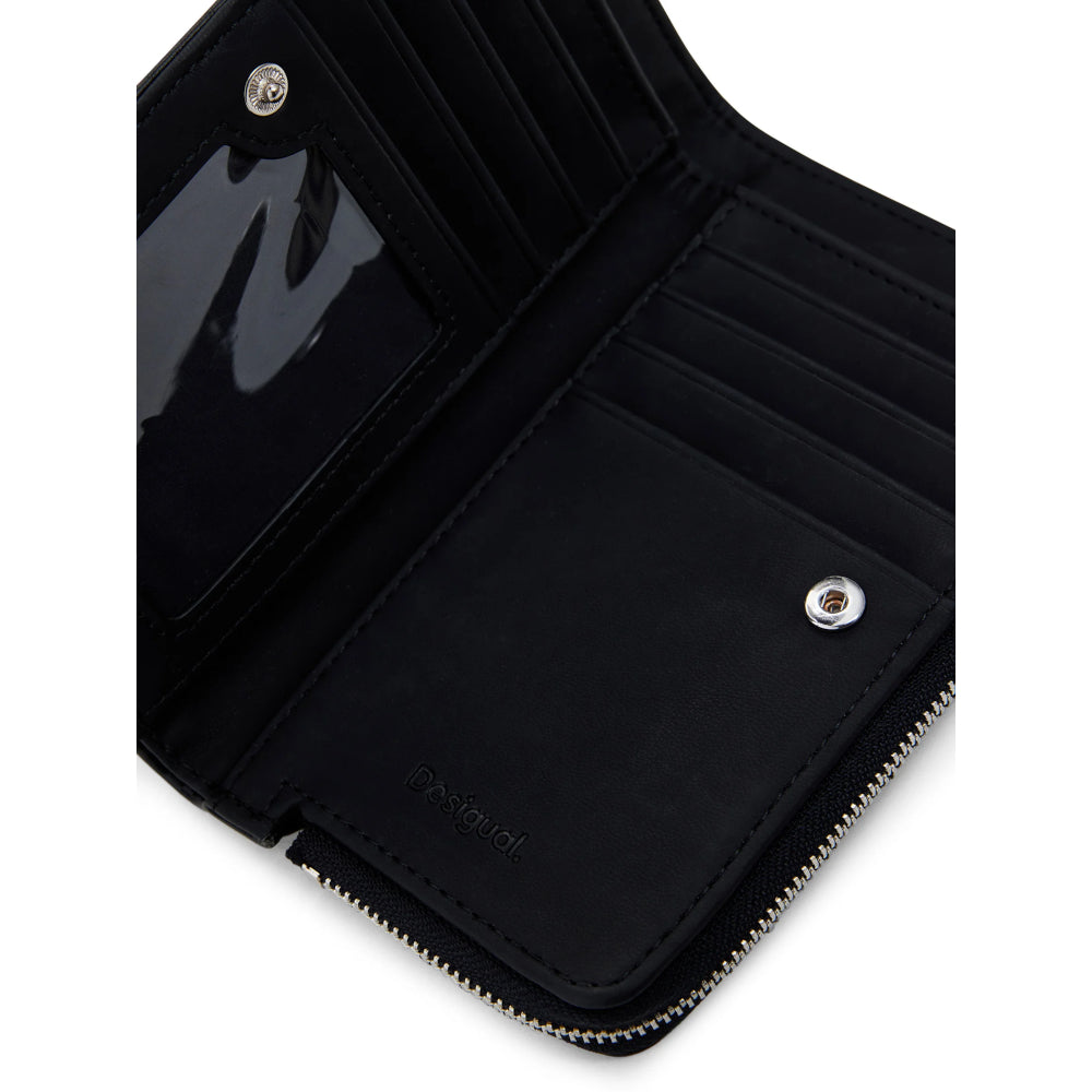 Portofel Desigual „Mone Jolie Emma 2.0” - Negru, Minimalist și Compact