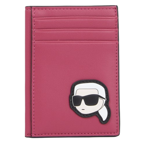 Portcard Karl Lagerfeld din Piele Naturală - Negru, Compact și Elegant