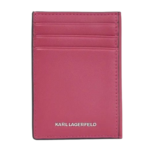 Portcard Karl Lagerfeld din Piele Naturală - Negru, Compact și Elegant