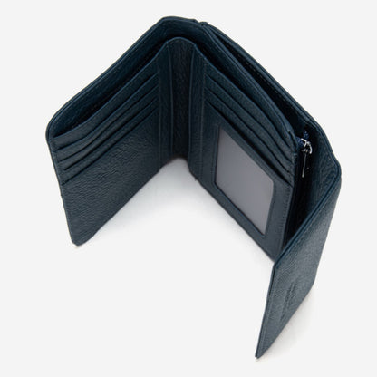 Portofel Vera - Pelle Naturală Albastră | Compact și Elegant