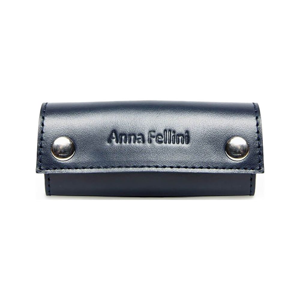 Portchei de Damă Anna Fellini - Piele Naturală, Bleumarin