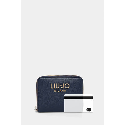 Portofel Compact Liu Jo, Albastru – Eleganță și Funcționalitate
