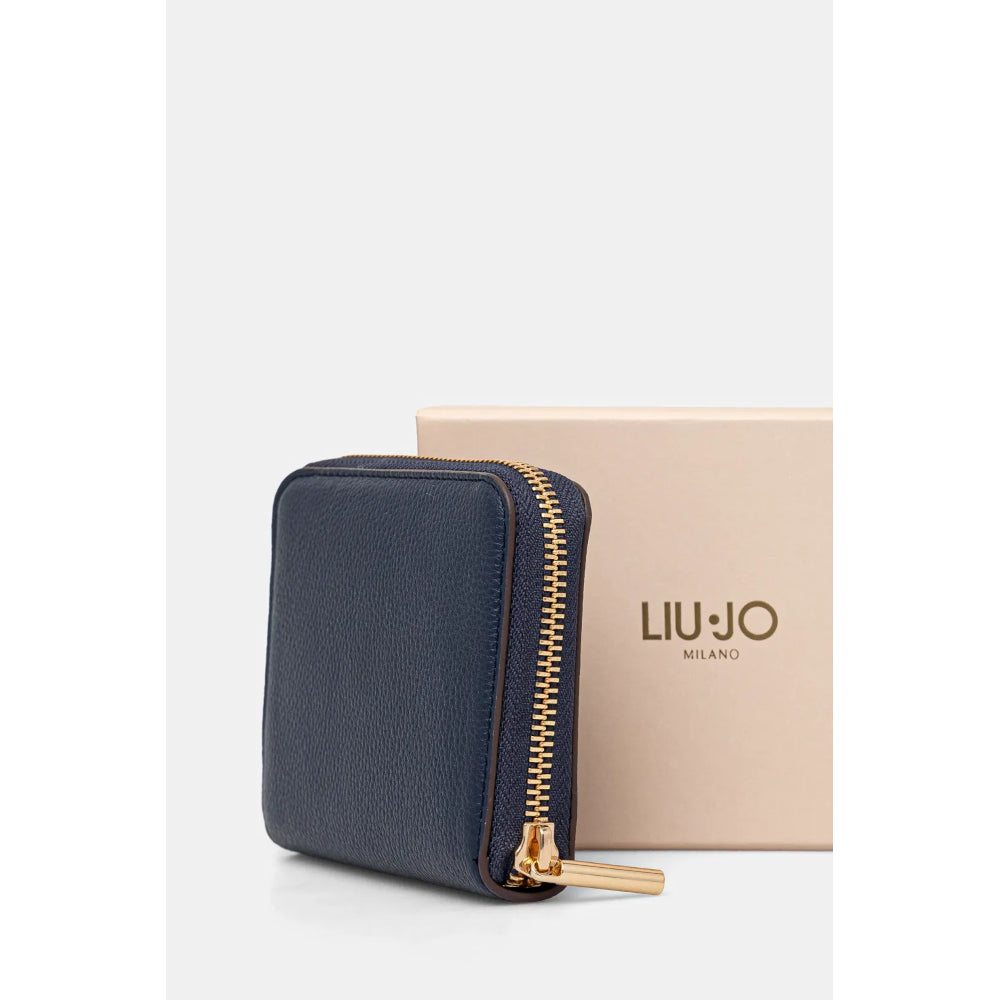 Portofel Compact Liu Jo, Albastru – Eleganță și Funcționalitate