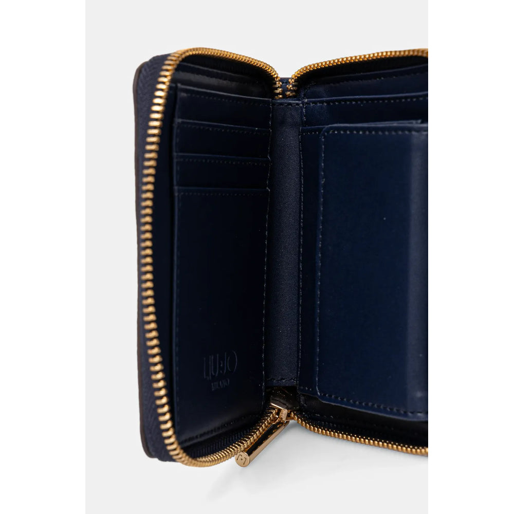 Portofel Compact Liu Jo, Albastru – Eleganță și Funcționalitate