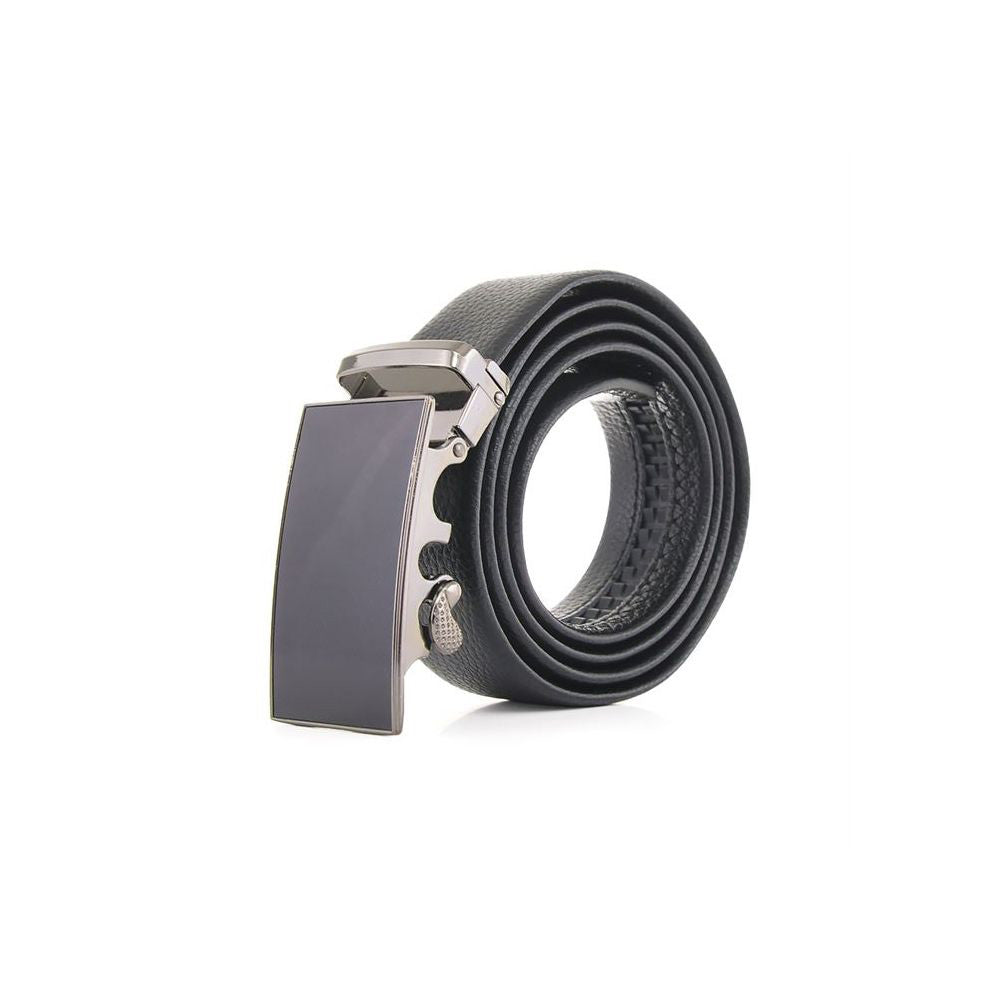 Curea Nanobelts din Piele Naturală pentru Bărbați - Bleumarin, cu Cataramă Automată
