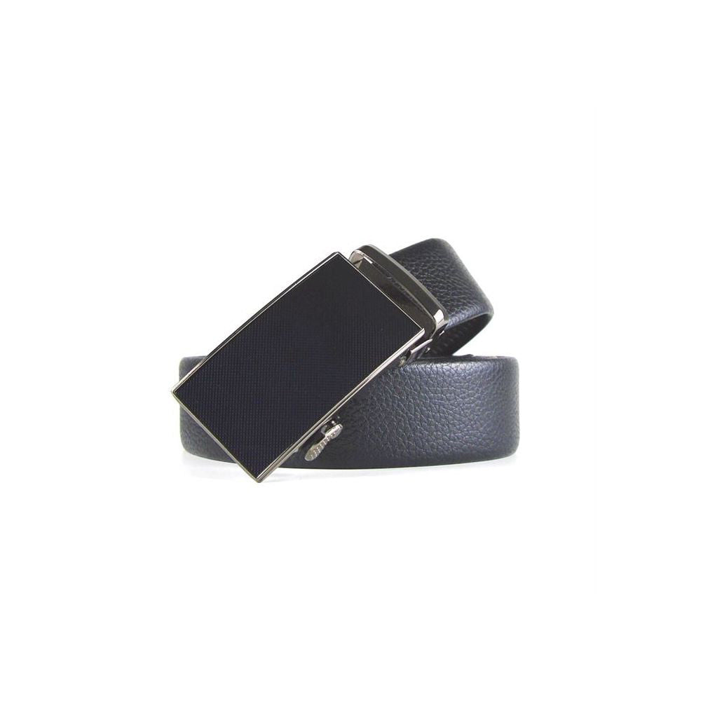 Curea Nanobelts din Piele Naturală pentru Bărbați - Bleumarin, cu Cataramă Automată