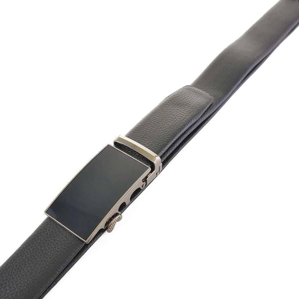 Curea Nanobelts din Piele Naturală pentru Bărbați - Bleumarin, cu Cataramă Automată