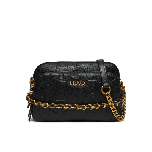 Geantă Liu Jo Elegantă, Crossbody, Neagră cu Detalii Aurii