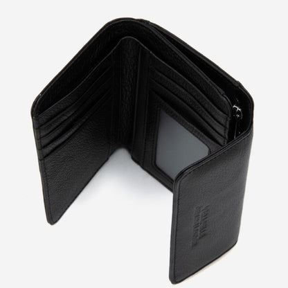 Portofel Vera Pelle - Piele Naturală Neagră | Compact și Elegant