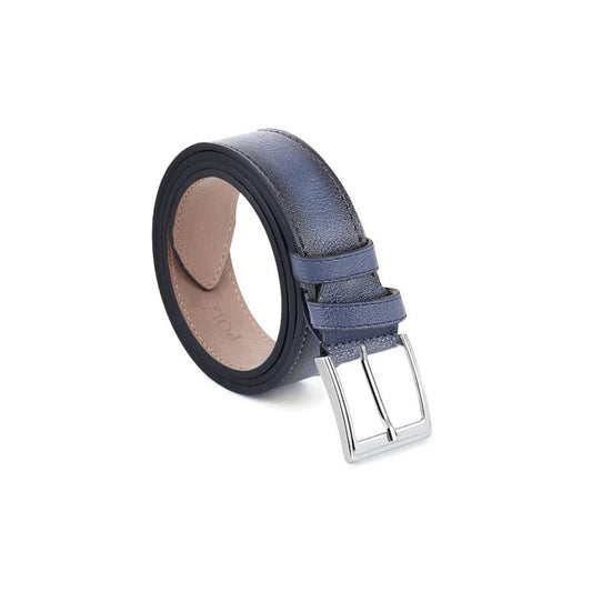 Curea Alpin Polo din Piele Naturală pentru Bărbați - Bleumarin