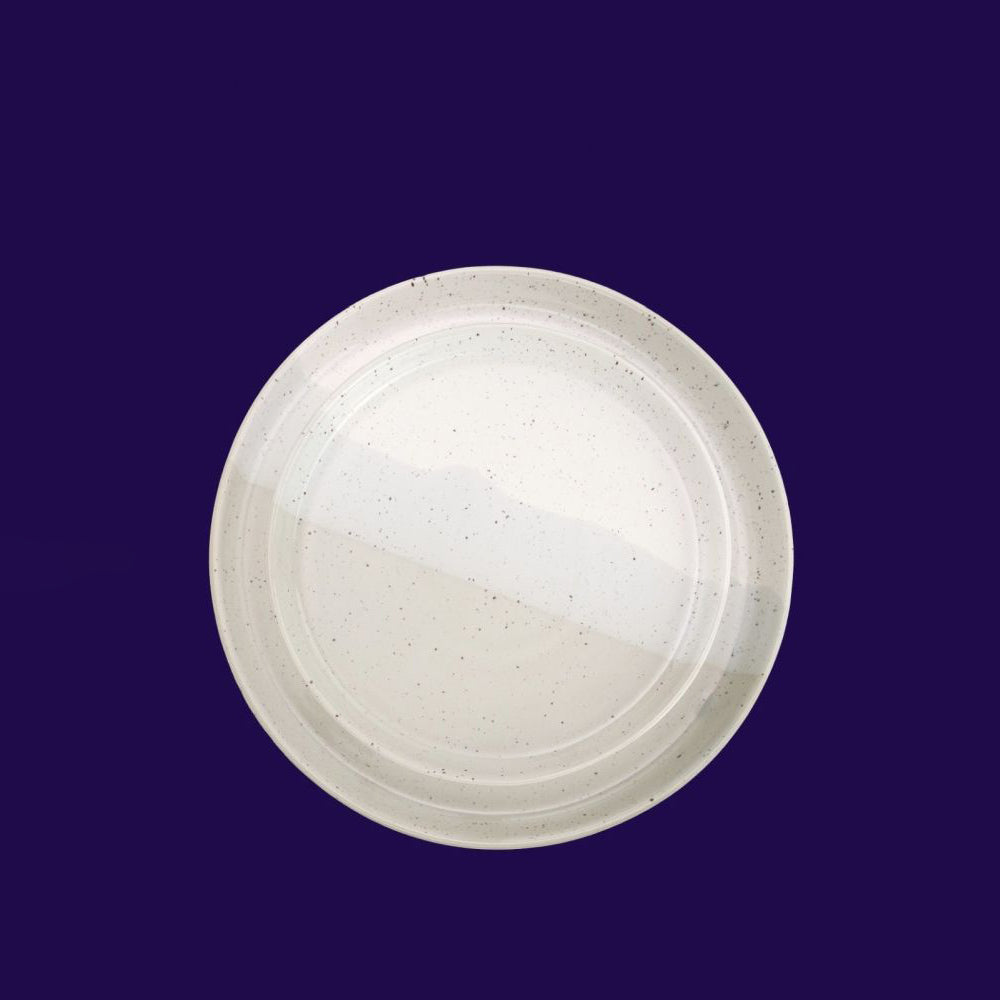 Set 12 Farfurii Artizan GRI Arhitect - 25 cm - 20 cm